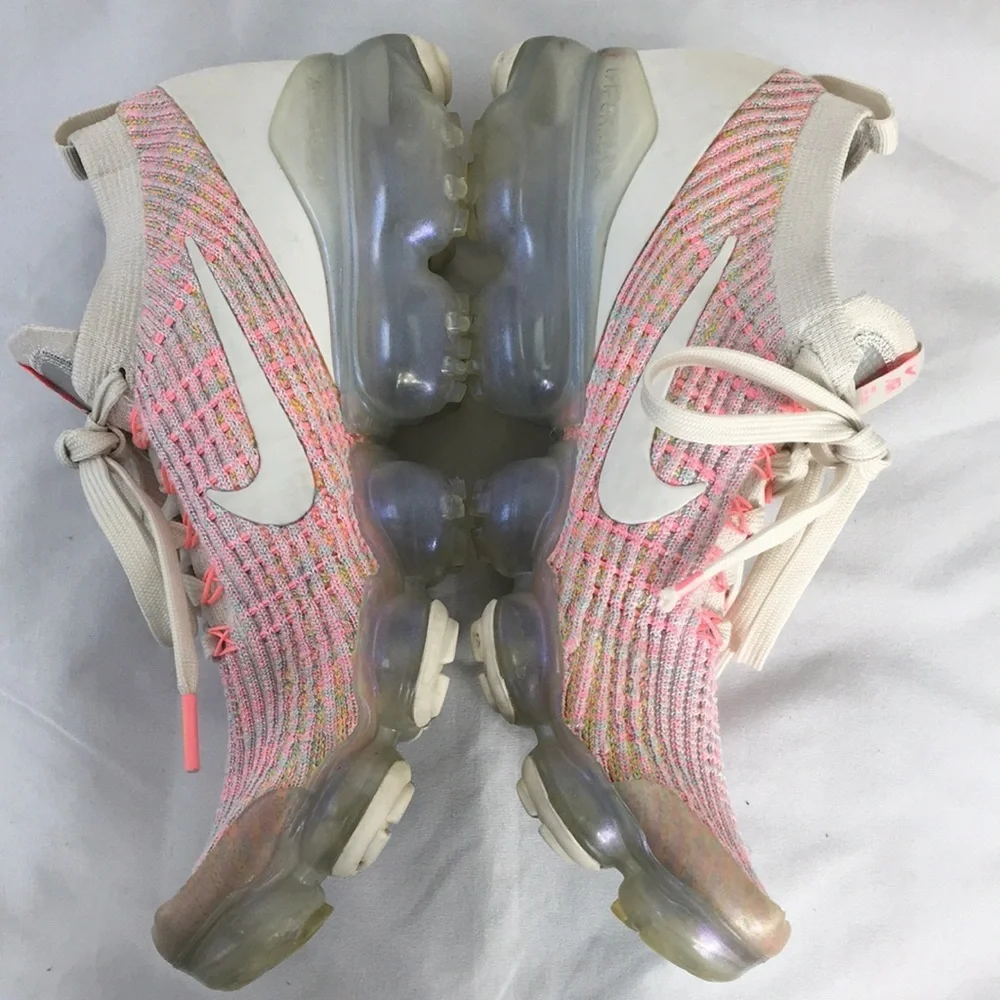 Nike Women's Vapor Max Fly Knit Pastel Pink Running Shoes Size 9 DecentCondition - Picture 6 of 10